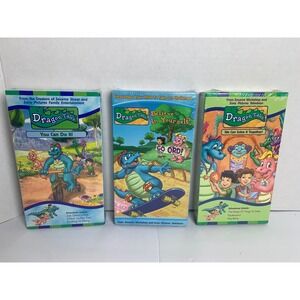 Dragon Tales VHS Lot/3 New Sealed You Can Do It Believe In Yourself Solve it New